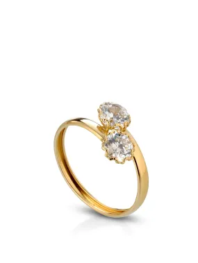 Anello donna in Oro giallo bilogy