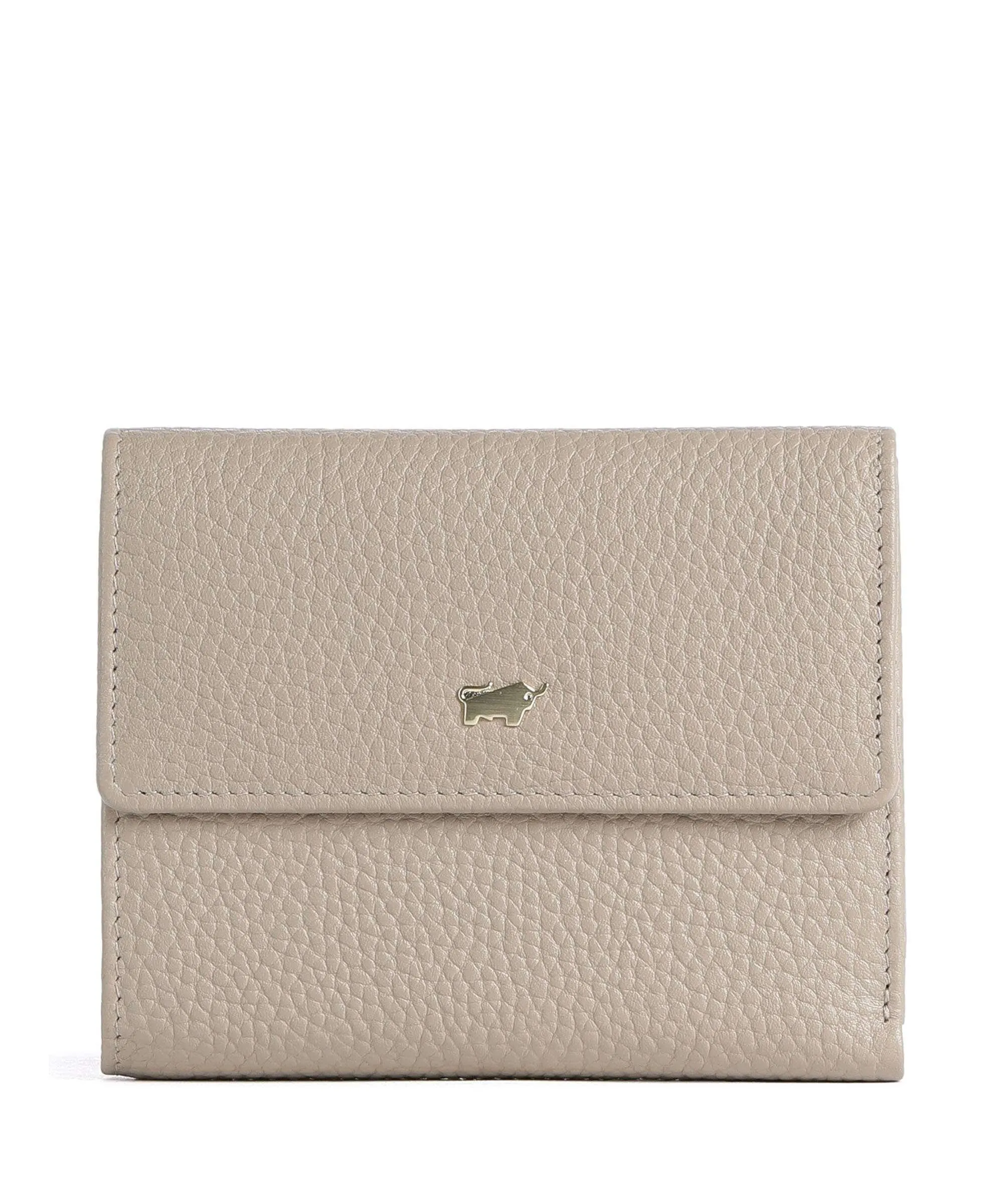  Braun Büffel Asti RFID Portafoglio pelle di vacchetta grana beige  