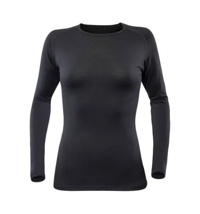 Devold Maglietta a maniche lunghe da donna Breeze Merino 150 (Nero)