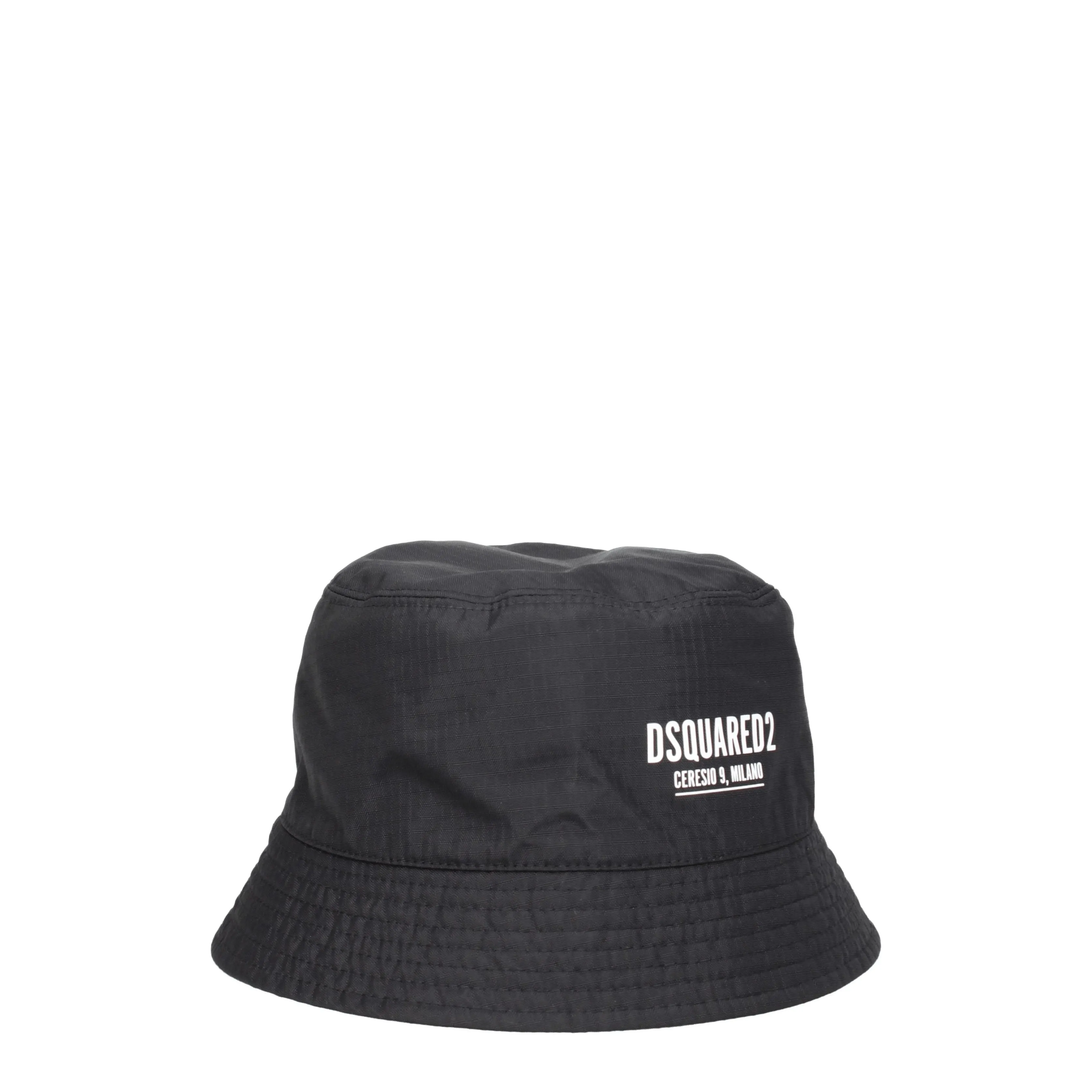 Dsquared2 Cappelli Donna Nylon Reciclato Nero/Bianco