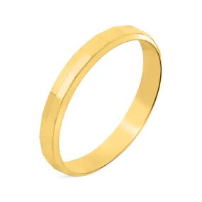 Fede Classica Diamantata 3 mm Oro Giallo 375/1000 1419807