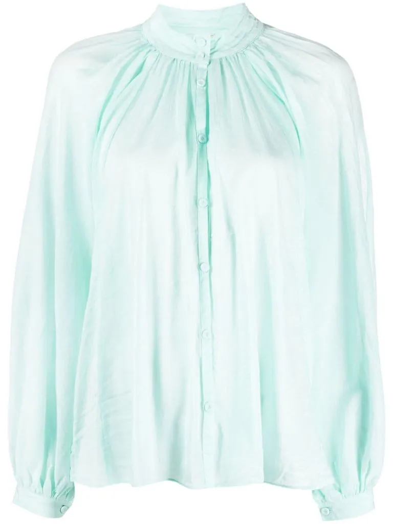 forte forte Blusa semitrasparente