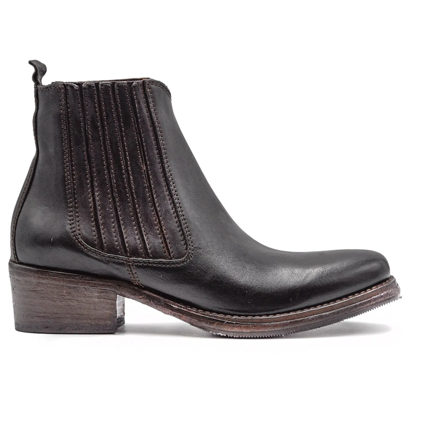 Hundred 100 Texani Donna Marrone Guardolo E Cucitura Evidenti