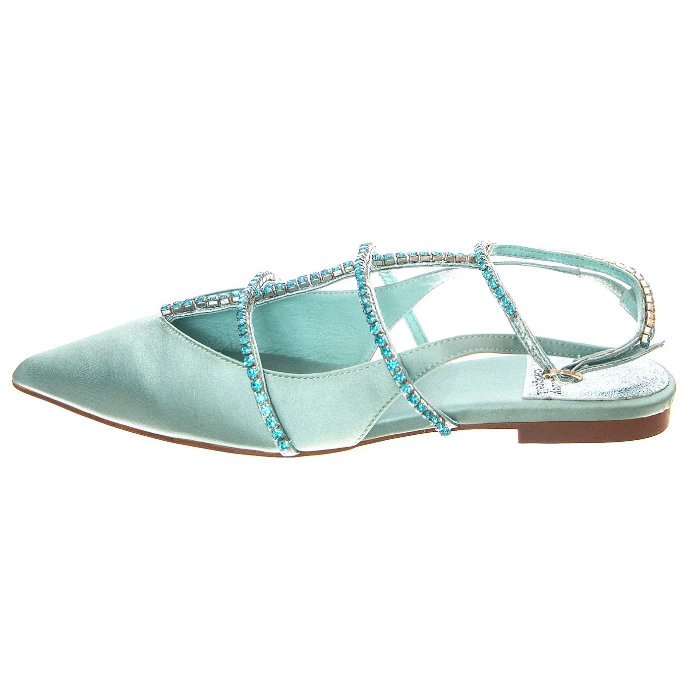 Jeffrey Campbell W' Pristina-Torquoise Saint Combo - Sandali Donna Turchesi    