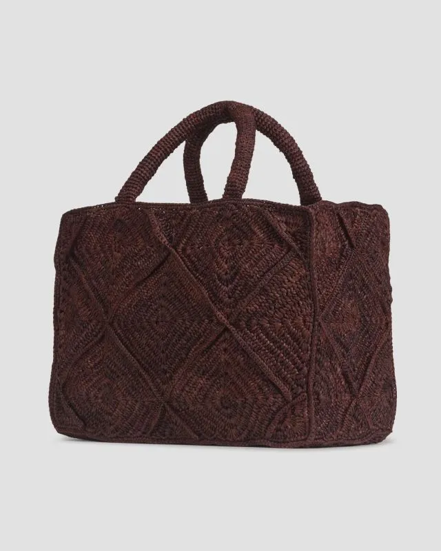Koszyk pleciony Manebi Raffia Crochet Sunset Bag Large V74AC-v74