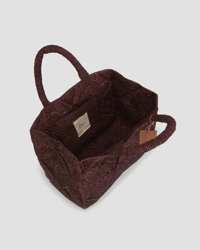 Koszyk pleciony Manebi Raffia Crochet Sunset Bag Large V74AC-v74