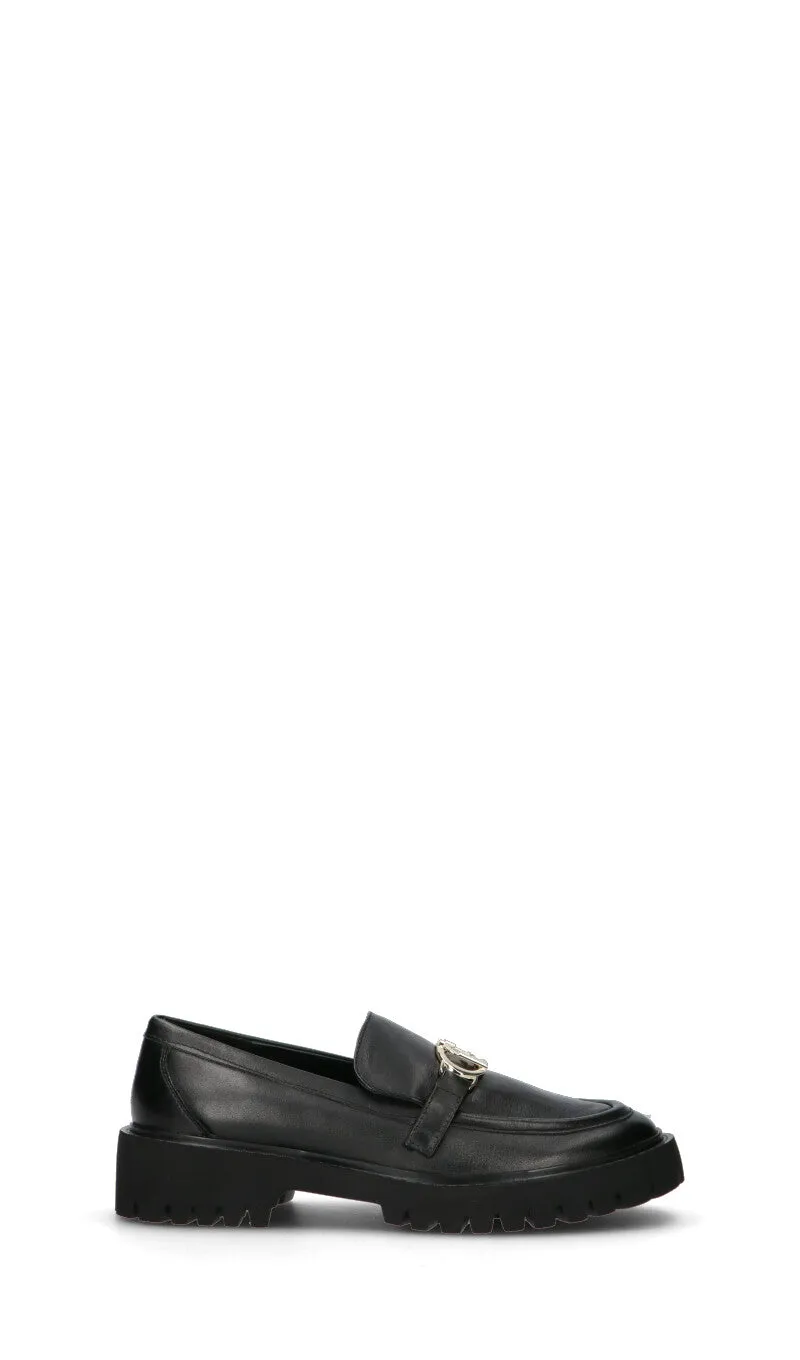 LIU JO Mocassino donna nero in pelle