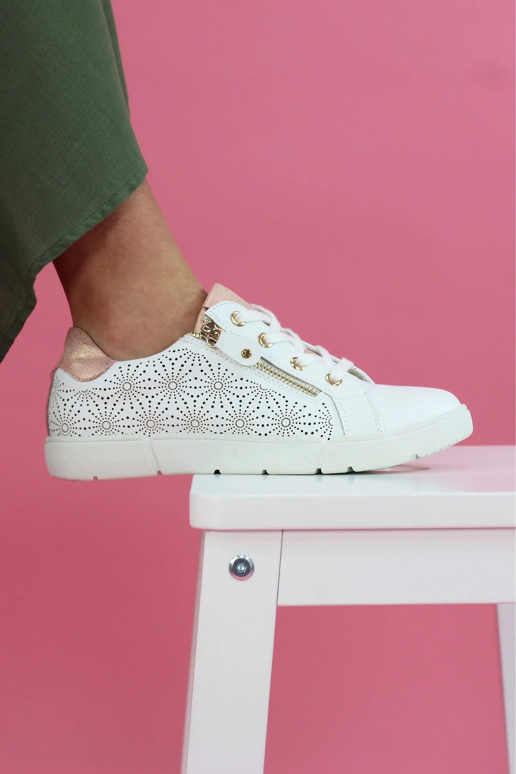 Lunar Williams - Bianco - Scarpette da ginnastica