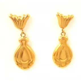 ORECCHINI PENDENTI IN ORO GIALLO 18 KT