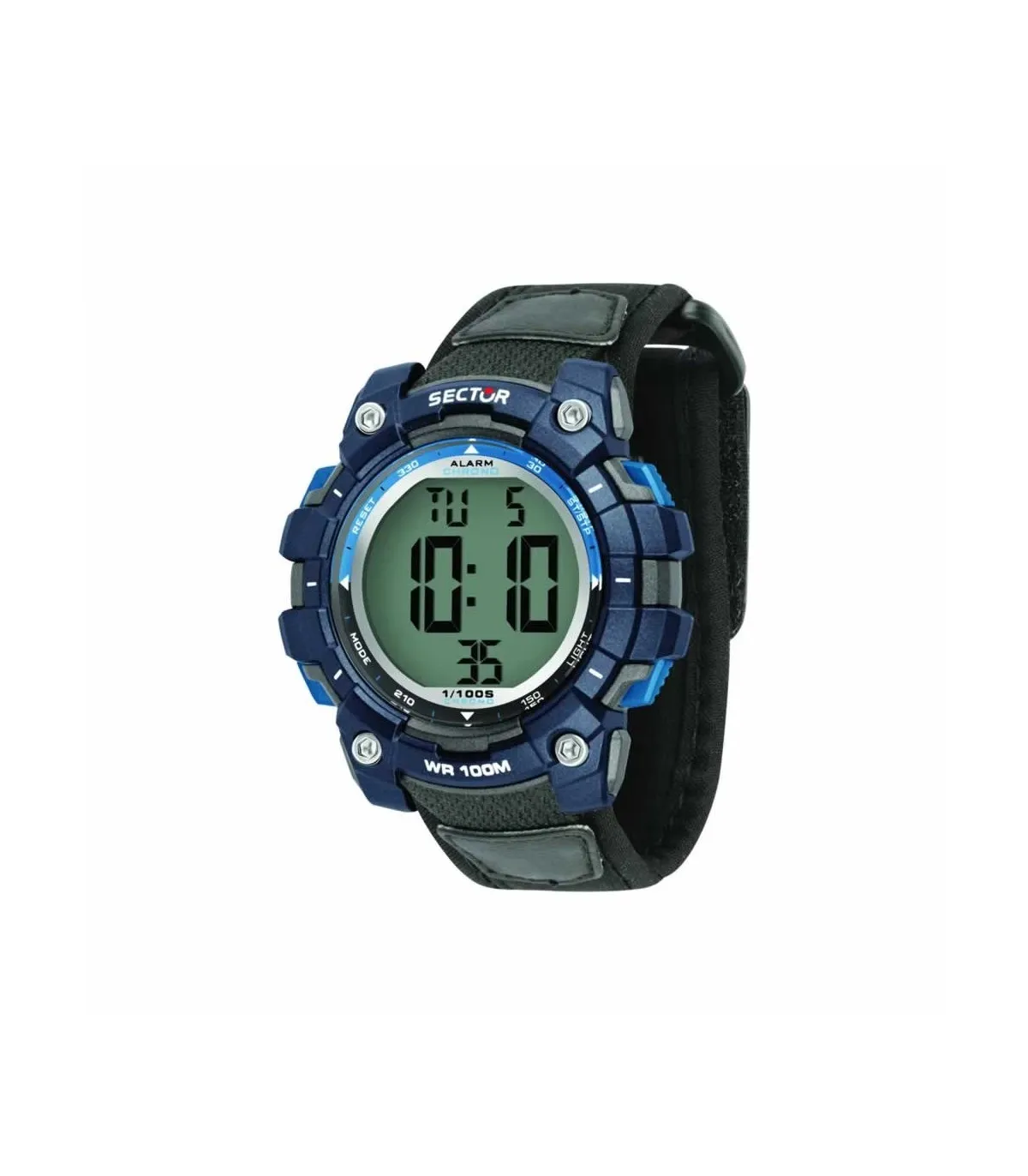 Orologio Uomo Sector EX-77 Nero/Blu - R3251520002