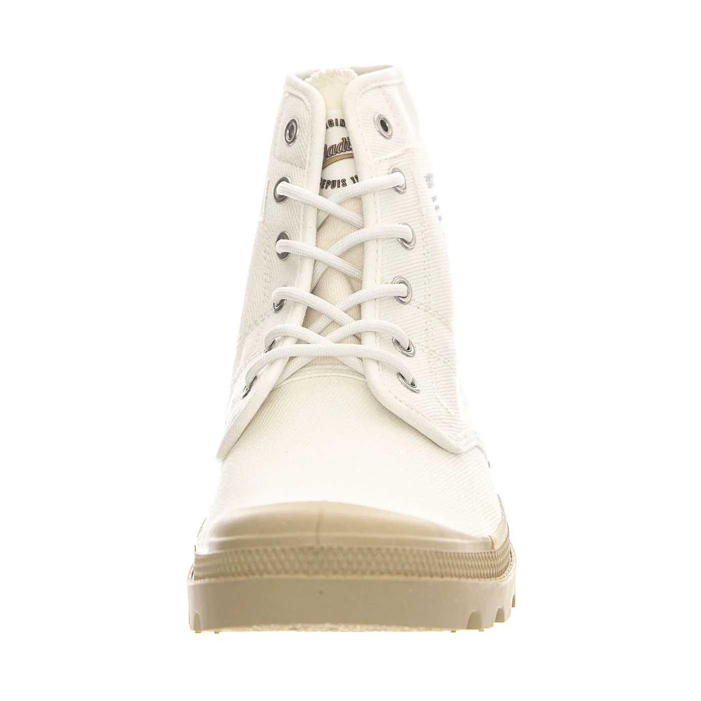 PALLADIUM Pallabrousse WW Cream White - Scarpe Profilo Alto Uomo Bianche    
