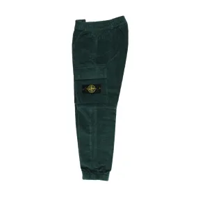 Pantalone Cargo Corduroy Verde Stone Island