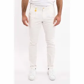 Pantalone con pinces slim tasca a filo Manuel ritz