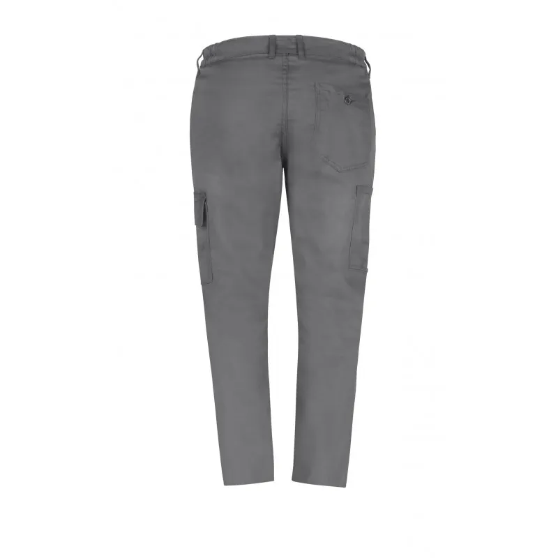 Pantalone Economico Grigio Multitasche Cotone 100% Massaua