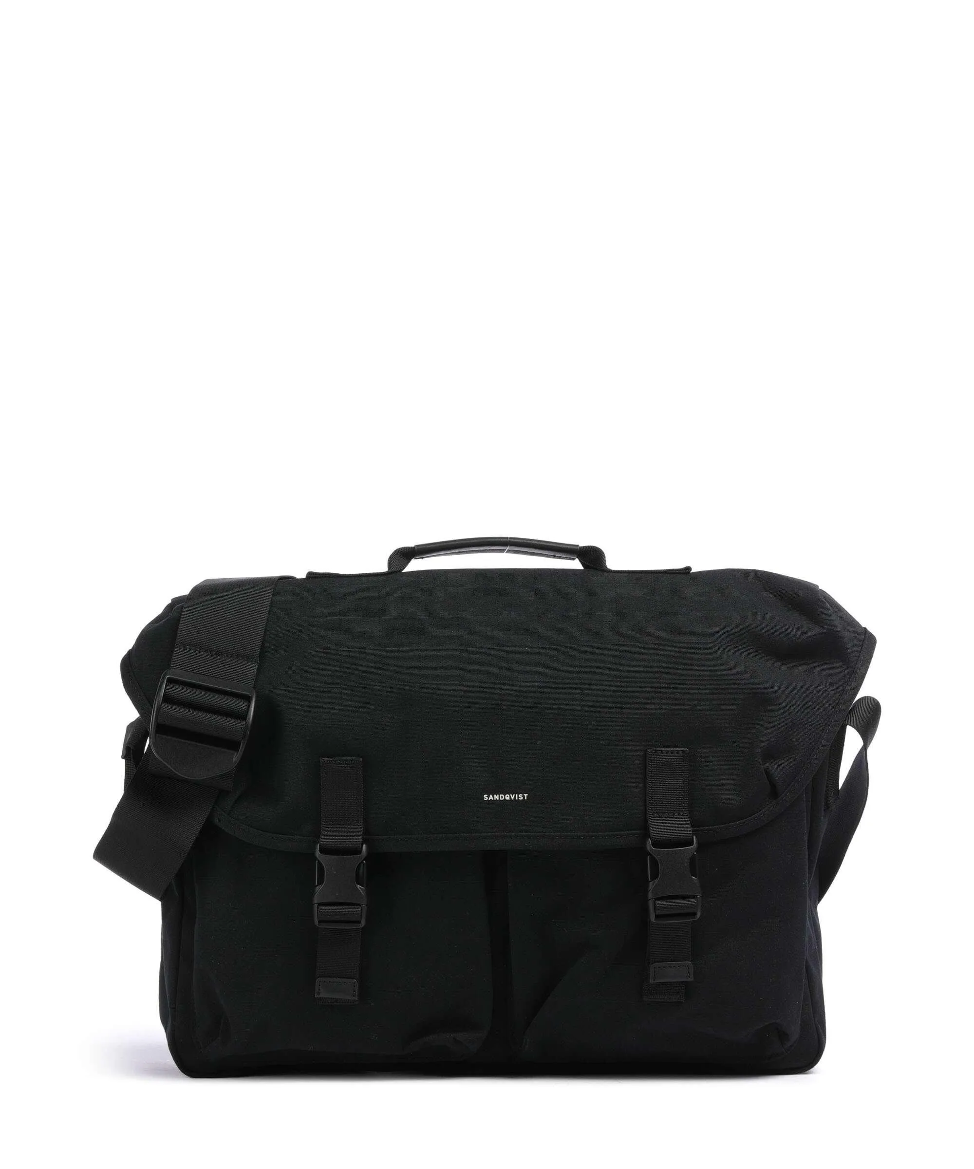  Sandqvist Everyday Originals Cartella 16″ polyester ripstop riciclato nero  