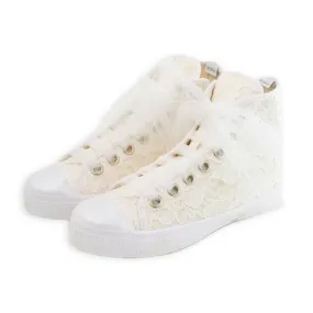 SNEAKER ALTA IN PIZZO