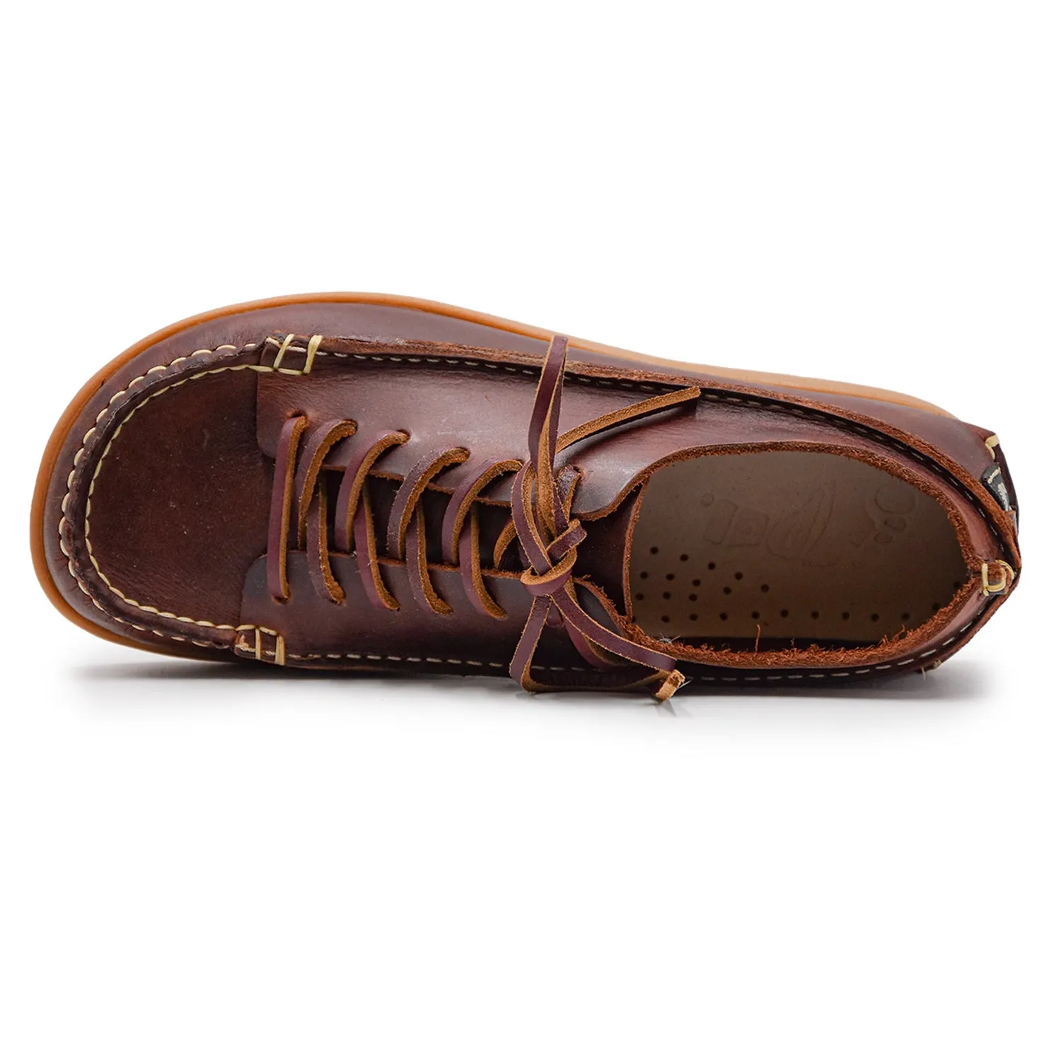 Stringata Yogi Finn Marrone Donna In Pelle Conciata Al Vegetale
