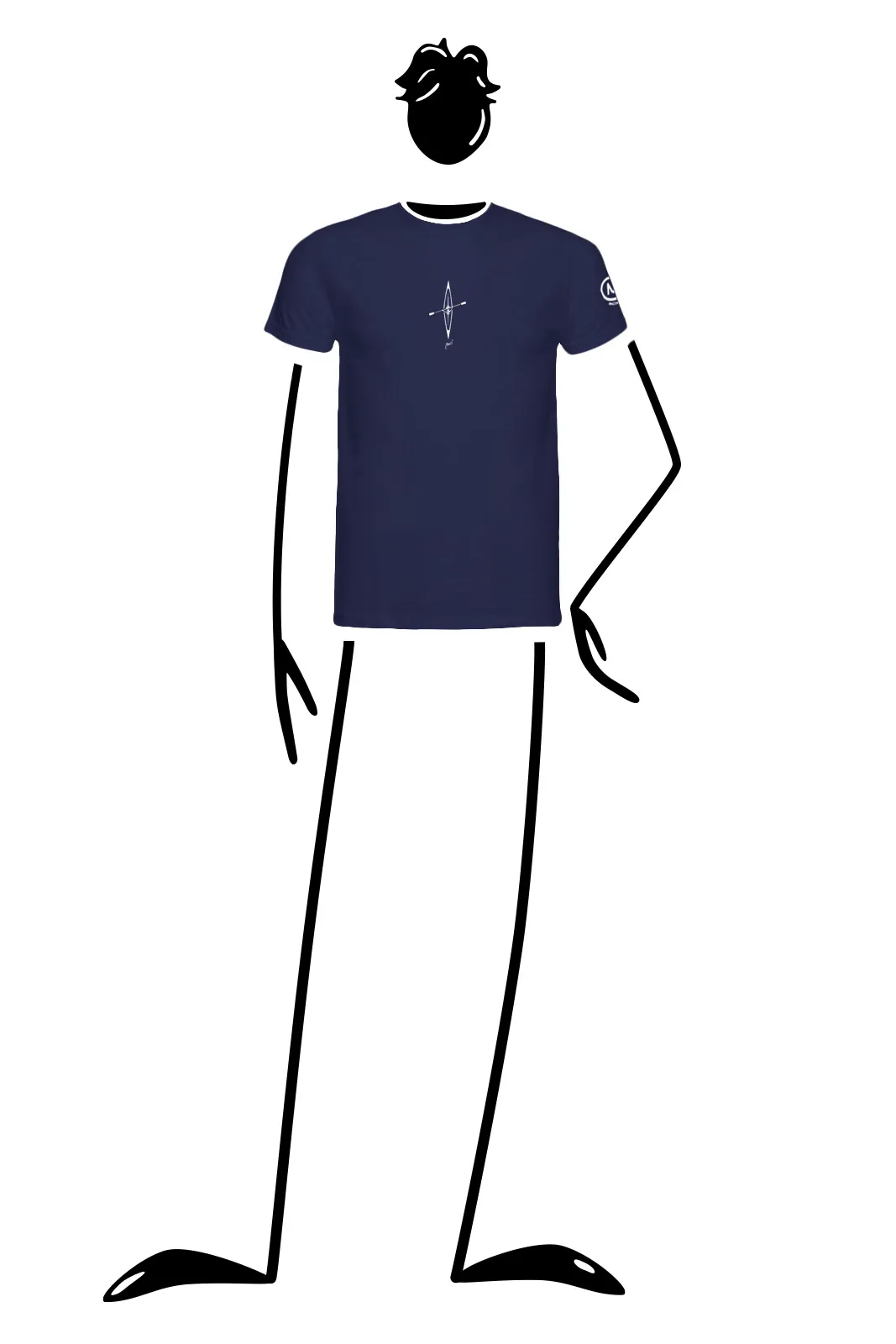--T-shirt Homme “Canottaggio” HASH-