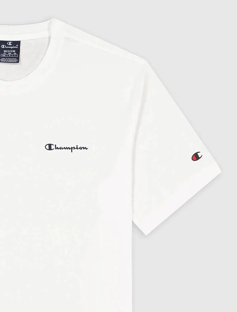 T-shirt Manica Corta Sportiva Champion - Bianco