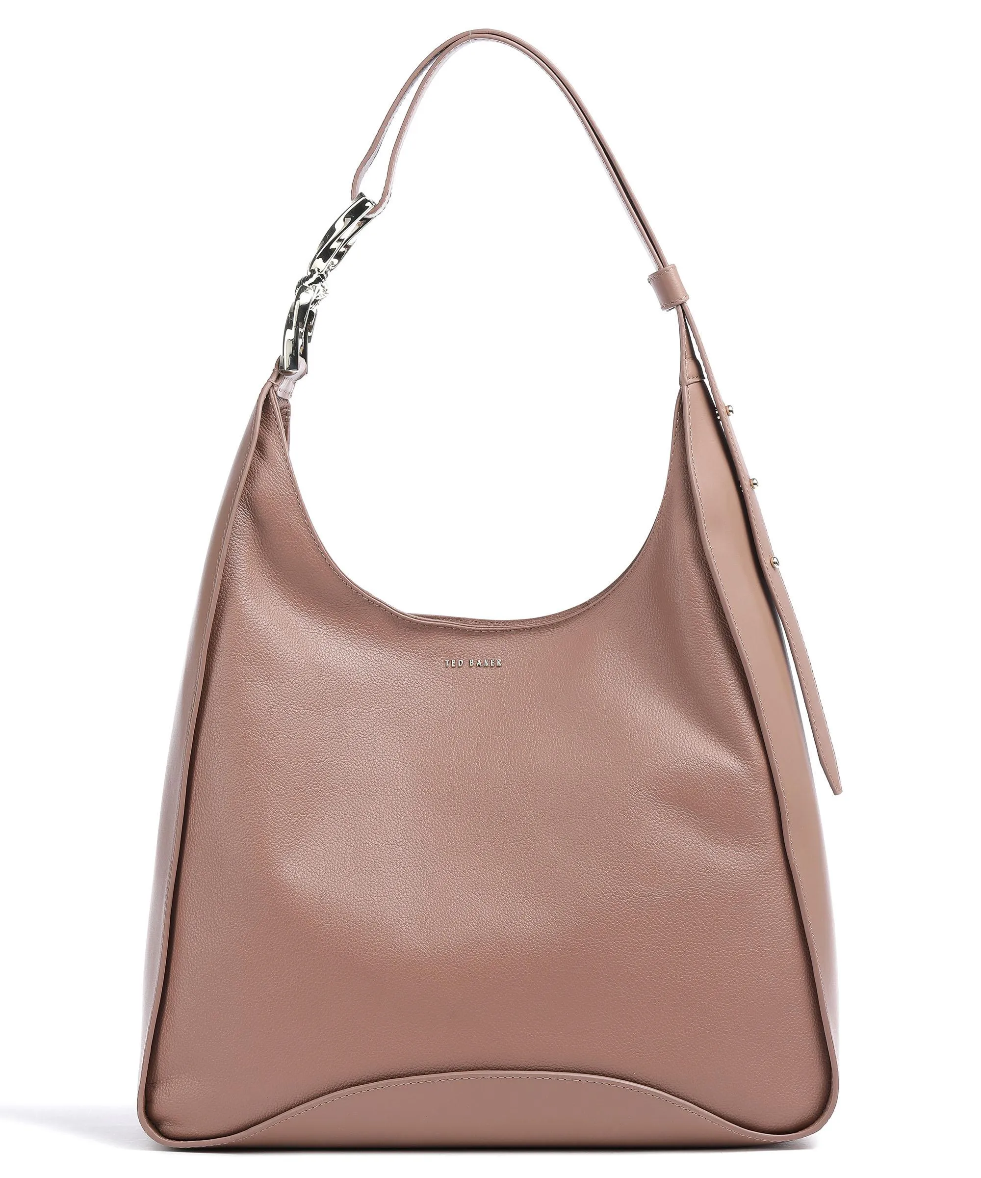  Ted Baker Chelsia Borsa hobo pelle di vacchetta grana marrone  