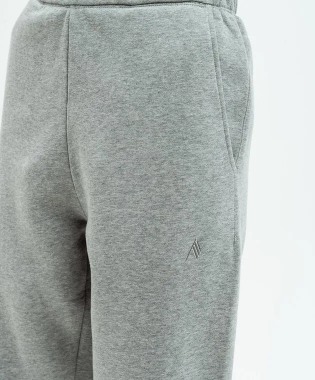 The Attico Joggers con logo Penny di colore grigio melange 247WCP34JF03183