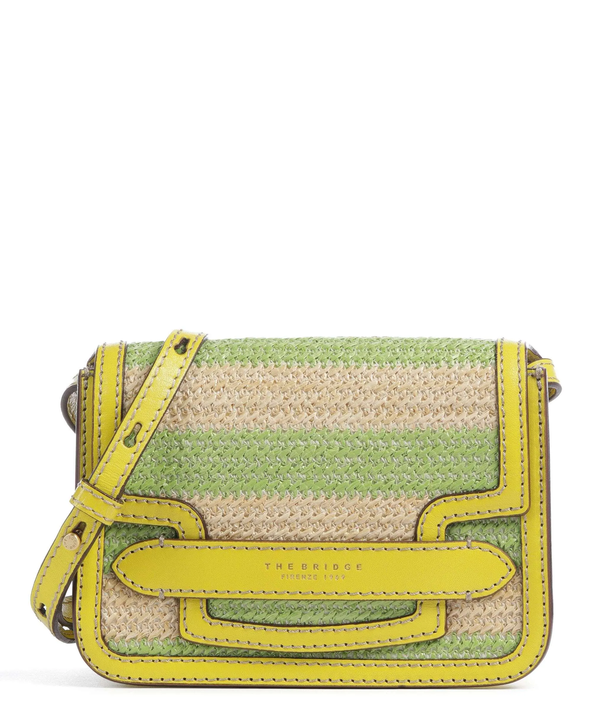 The Bridge Lucrezia Wow Borsa a tracolla pelle granulata, libro multicolore  