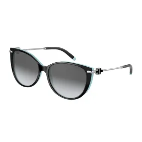   Tiffany TF 4178 - 8055T3 Nero Su Blu Tiffany | Occhiale Da Sole Donna 