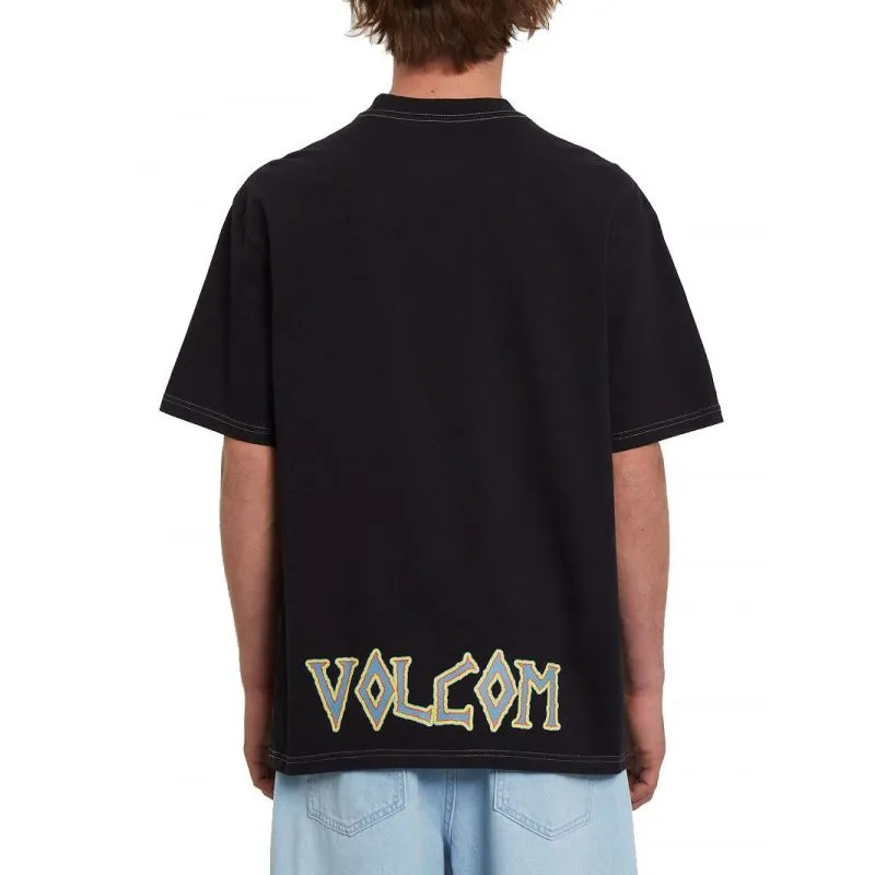 Volcom Richard French Fa Gd Lse Ss (Nero) - T-shirt da uomo